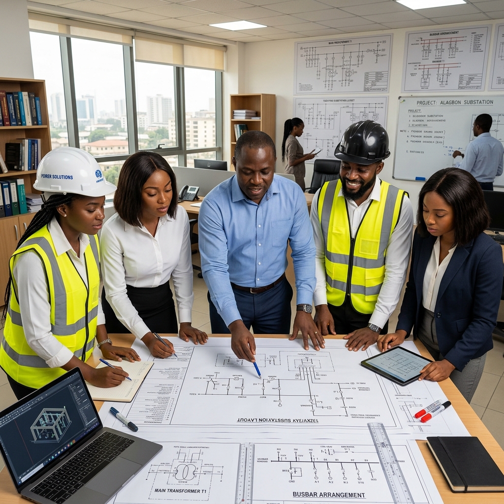 African electrical engineers team - Power Infradev